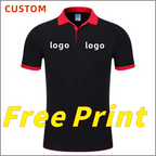 POLO Shirt Customized Print Logo Summer Short Sleeve Print Image Personalized Customized Work Suit T-shirt Embroidered Polo Coll - Matrix-studios.com