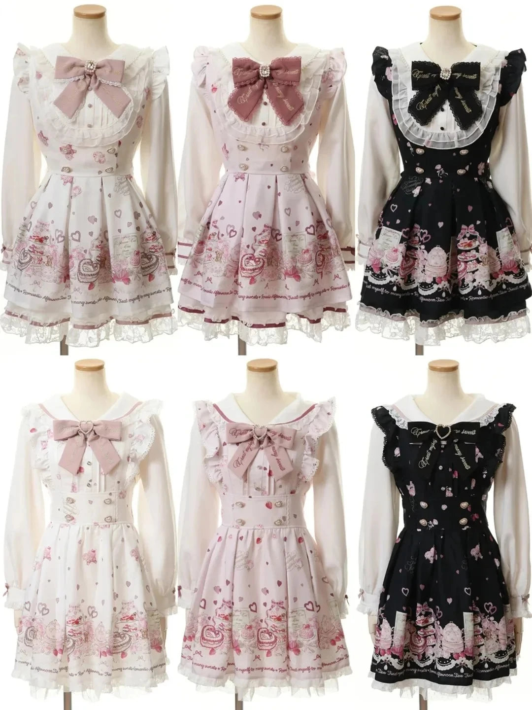 Harajuku Sweet Bow Black Plaid Dresses All-match Slim Fit Kawaii Lolita Dress for Women Autumn New Long Sleeve Vestidos De Mujer - Matrix-studios.com