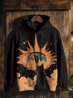 2026 Men's Hoodies Funny Cat Dinosaur UFO Art 3D Printed Cartoon Sweatshirt Men Women Tracksuit Oversized Casual Street Y2k Coat - Matrix Studios