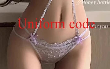 Aesthetic Purple Bow Necklace & Bra Set - Low Saturation Matching Lingerie, Push Up Bra & Adjustable Necklace for Women MOYISU - Matrix-studios.com