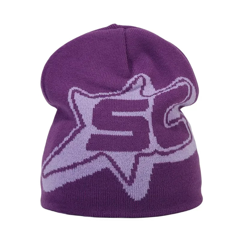 Y2K Letter Knitted Winter Autumn Beanie Cap Men Women Kanye Beanies Gorras Hombre Top Warm Skiing Hat Ear Hats Hip Hop Skullcap - Matrix-studios.com