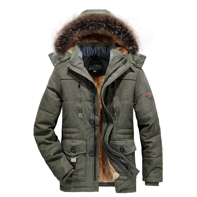 Good Quality Male Fit Winter Coats Multi-pocket Cargo JacketsMen Winter Down Jackets Hooded Casual Long Warm Parkas Size 7XL - Matrix Studios