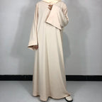 15 Colors Basic Plain Nida Abaya With Free Belt High Quality Muslim Women Modest Simple Dress EID Ramadan Islamic Clothing - Matrix-studios.com