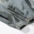Spring Men Streetwear Denim Pants Men Harajuku Washed Baggy Jeans Men Y2K Fashion Punk Casual High Waist Wide Leg Pants - Matrix Studios