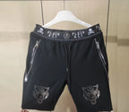 2025 Designer  Rhinestone  short Summer Luxurious Plein ali Hip Hop Male Brand Casual short pant