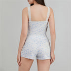 Women's Sleepwear Sexy Lace Trim Pajama Sets Nightwear Sleeveless Tops+Shorts 2Pcs Sets Pyjama Sets for Women Pijama Night Suit - Matrix-studios.com