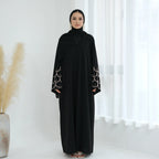 2025 Middle Eastern Islam Outfit for Muslim Women Luxury Dubai Modest Abaya Dress Eid Arabic Cardigan Plain Turkey Kaftan Robe - Matrix-studios.com