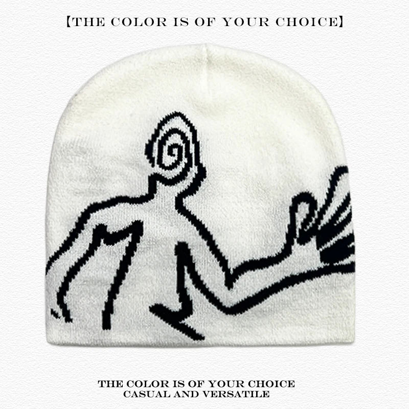 Warm Personal Fashion Street Beanies Outdoor Versatile Skateboard Sports ins New Men Women Niche Jacquard Hikers Knitted Hats