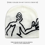 Warm Personal Fashion Street Beanies Outdoor Versatile Skateboard Sports ins New Men Women Niche Jacquard Hikers Knitted Hats