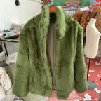 Fancy Rani Real Fur Coat Women Natural Rabbit Winter Jacket Leather And Fur Women's Long Clothing Female Outerwears With 2025 - Matrix Studios