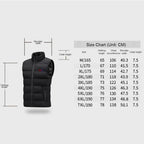 Men Autumn winter heating Cotton Vest 23 area Heated V neck vest Women Outdoor Flexible Thermal Winter Warm Jacket M-7XL - Matrix Studios
