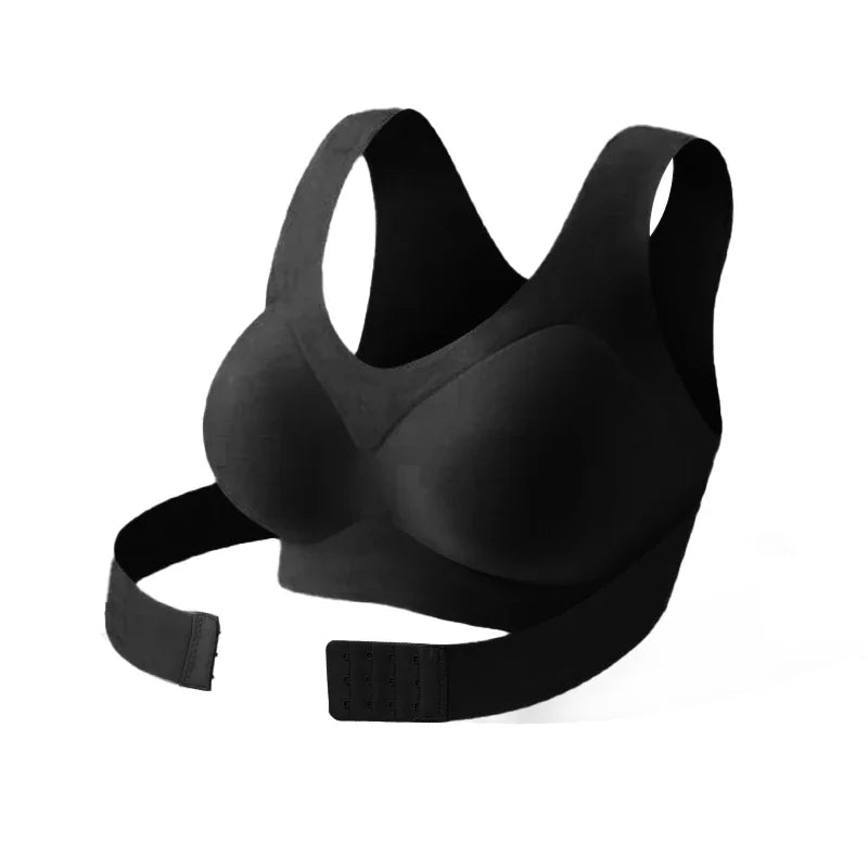 FallSweet Wireless Posture Correction Bra for Women Seamless Push Up Bralette with Cross Back Support for Daily Shaping Lingerie - Matrix Studios