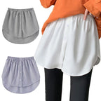 Detachable Underskirt Women Fake Shirt Irregular Skirt Tail Blouse Hem Cotton Extender Fake Hem Mini Skirt Fake Hem 6 Sizes - Matrix-studios.com