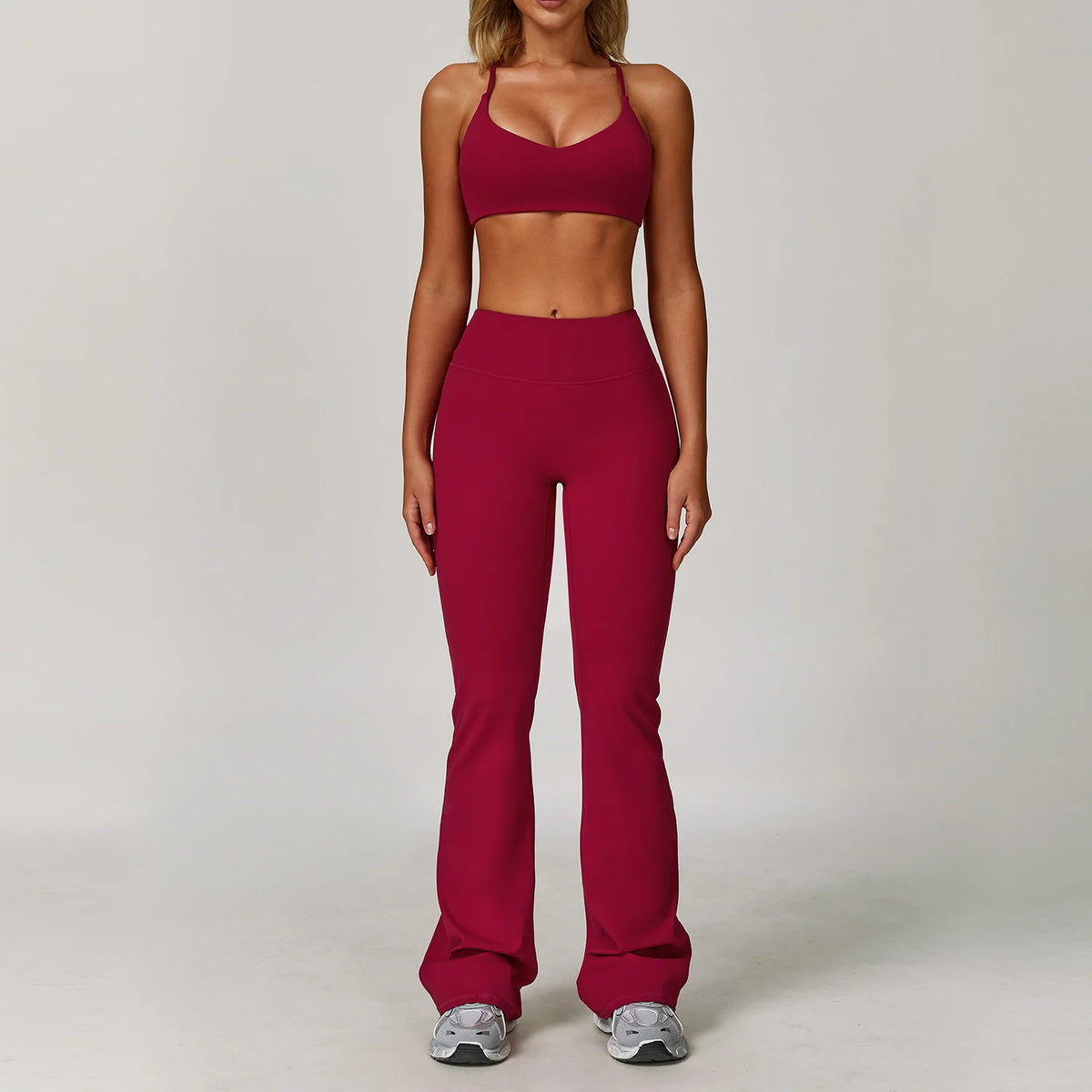 2/3PCS Yoga Suit Sports Set Gym Set Women Tracksuit Running Workout Clothes Long Sleeve Sports Bra Athletic Wear Yoga Clothing - Matrix-studios.com