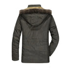New Winter Men Hooded Fur Collar Long Down Jackets Overcoats Male Multiple Pockets Warm Parkas Quality Man Casual Chaquetas 7XL - Matrix Studios