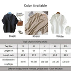 Women Blouses Spring Summer Breathable Simple Short Batwing Sleeve Turn Town Quick Dry Collar Shirts Solid Color Female Clothing - Matrix-studios.com