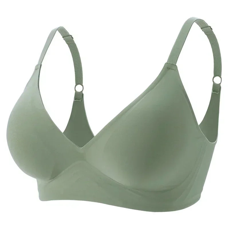 Latex Jelly Underwear Seamless Bras for Woman Wireless Sleep Removable Padded Bralette One Piece Brassiere No Wire Comfortable - Matrix Studios