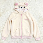 2025 Ropa Mujer Japanese Hoodies Jackets Women's Clothing Bear Ear Hooded Zipper Sweatshirts Fashion Casual Cute Hoodie Tops - Matrix Studios
