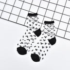 Summer Lace Mesh Transparent Women Socks Ultra-thin Breathable Women Girls Short Socks Harajuku Vintage Streetwear Crew Socks - Matrix Studios