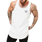 Cotton Material Summer Fitness Sports Vest Men's T-shirt Comfortable Bottoming Sweatshirt Workout Clothes - Matrix Studios