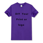 EU Size 100% Cotton Custom T Shirt Make Your Design Logo Text Men Women Print Original Design Gifts Tshirt - Matrix Studios