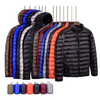 New Autumn And Winter Down Jacket Men's Fashion Hooded Super Light Warm Slim Coat Down Jacket Men's Coat - Matrix Studios