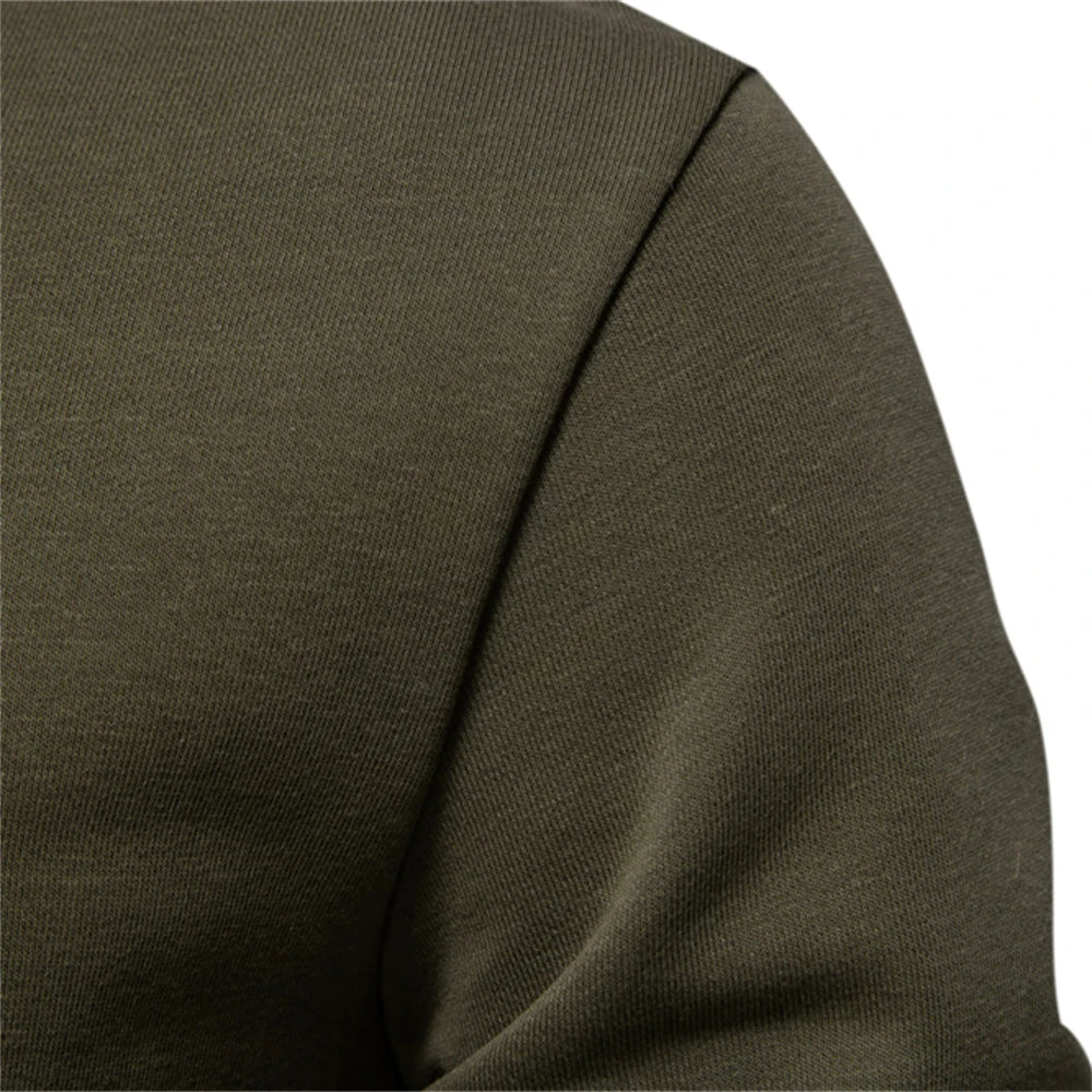 AIOPESON Cotton-blend Mens Crew Neck Solid Color Sweatshirts Pullover Casual Sport Sweatshirt for Men - Matrix Studios