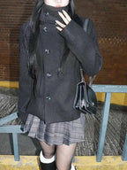 Retro Thick Coat 2026 Summer Autumn Fashion Casual Loose Coat Top - Matrix-studios.com