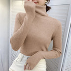 Heliar Women Fall Turtleneck Sweater Knitted Soft Pullovers Cashmere Jumpers Basic Soft Sweaters For Women 2026 Autumn Winter - Matrix-studios.com