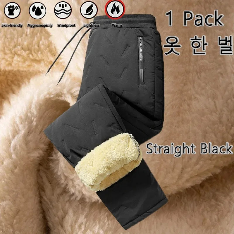 Animal Game Winter Women Plush Thick Fleece Waterproof Sweatpant Windproof Casual Pants Warm Outerwear Lambswool Thermal - Matrix-studios.com