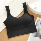 Breathable Sports Bra Anti-Sweat Fitness Top Women Seamless Yoga Bra Shockproof Crop Top Push Up Sport Bra Gym Workout Top - Matrix Studios