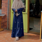 Luxury Dubai Butterfly Embroidery Abaya Muslim Women Modest Dress Islamic Femme Vacation Outfit 2025 Fashion Turkey Kaftan Robe - Matrix-studios.com