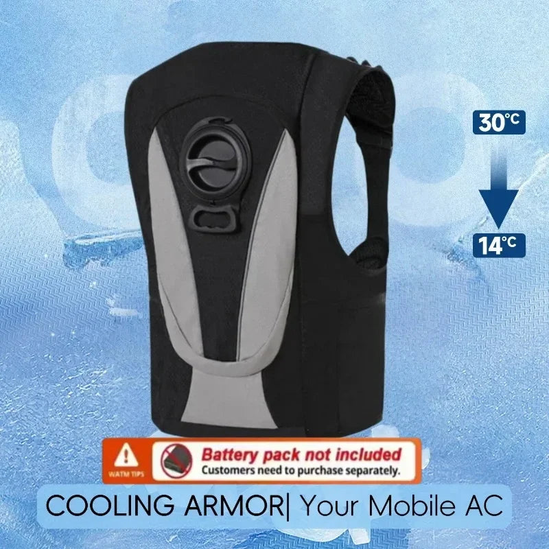 Water Circulation Cooling Vest Water Cooling System Outdoor Hiking Fishing Travel Physical Cooling Work Jacket Summer Breathable - Matrix Studios