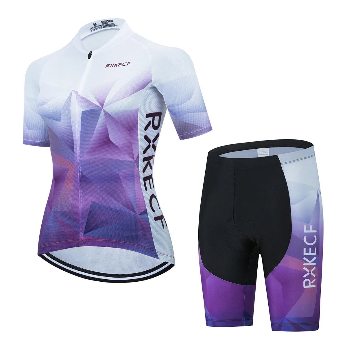 RXKECF Pro 2023 Woman Short Sleeve Cycling Jersey Set Sports Outfit Bike Clothing Kit Mtb Maillot Cyclist Bicycle Clothes - Matrix-studios.com