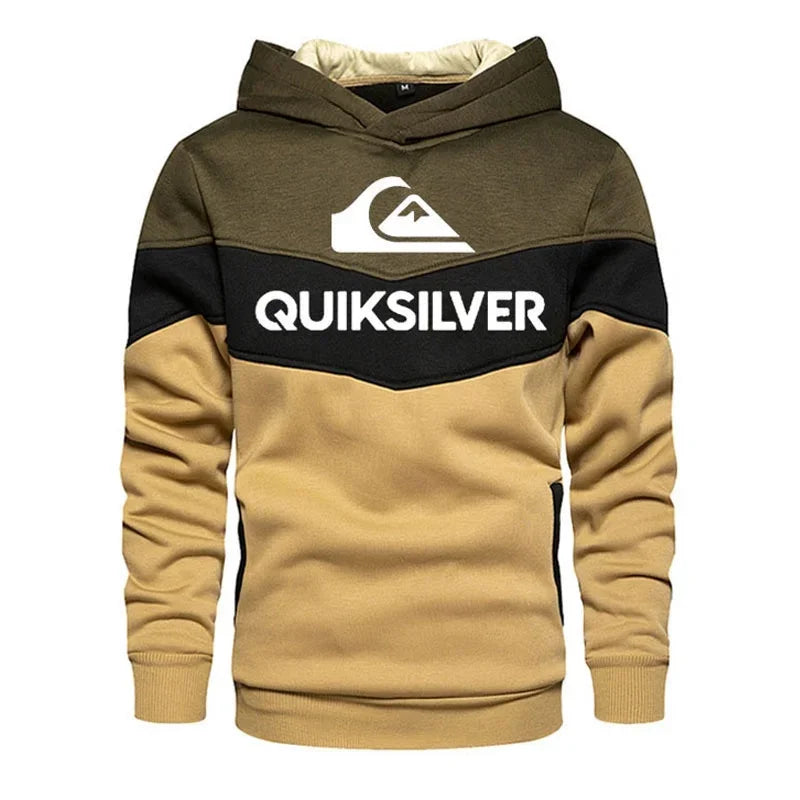 2025 New Men's Hoodie Splicing Outdoor Leisure Sportswear Street Fashion Men's Warm Wool Hoodie Autumn/Winter Coat - Matrix Studios