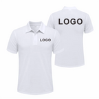 Customized Logo Breathable Polo Shirt Casual Company Group Clothing Lapel Short Sleeve Polo Shirts Work Clothes Print Embroidery - Matrix-studios.com
