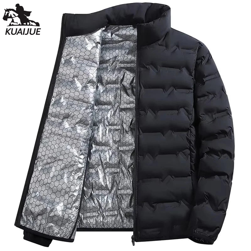Men's Parka Men's Jacket Winter New down Jacket Solid Color Warm Jackets Men Business Leisure Coat Teenager Coats 96188 - Matrix Studios