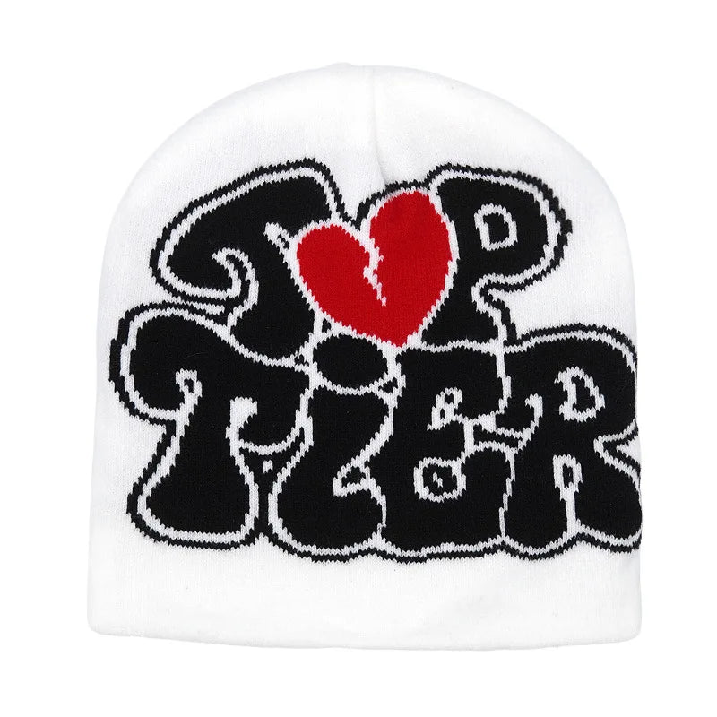 New Autumu Winter Keep Warm Knit Hat Women Men Skiing Beanies Outdoor Cold Hat Cycling Skullcap Fashion Letter Y2K Hiphop Beanie