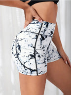 High-Waist Fitness Yoga Shorts Women's Sportswear Butt-Lifting High-Elasticity Moisture-Wicking Breathable for Gym Yoga - Matrix Studios