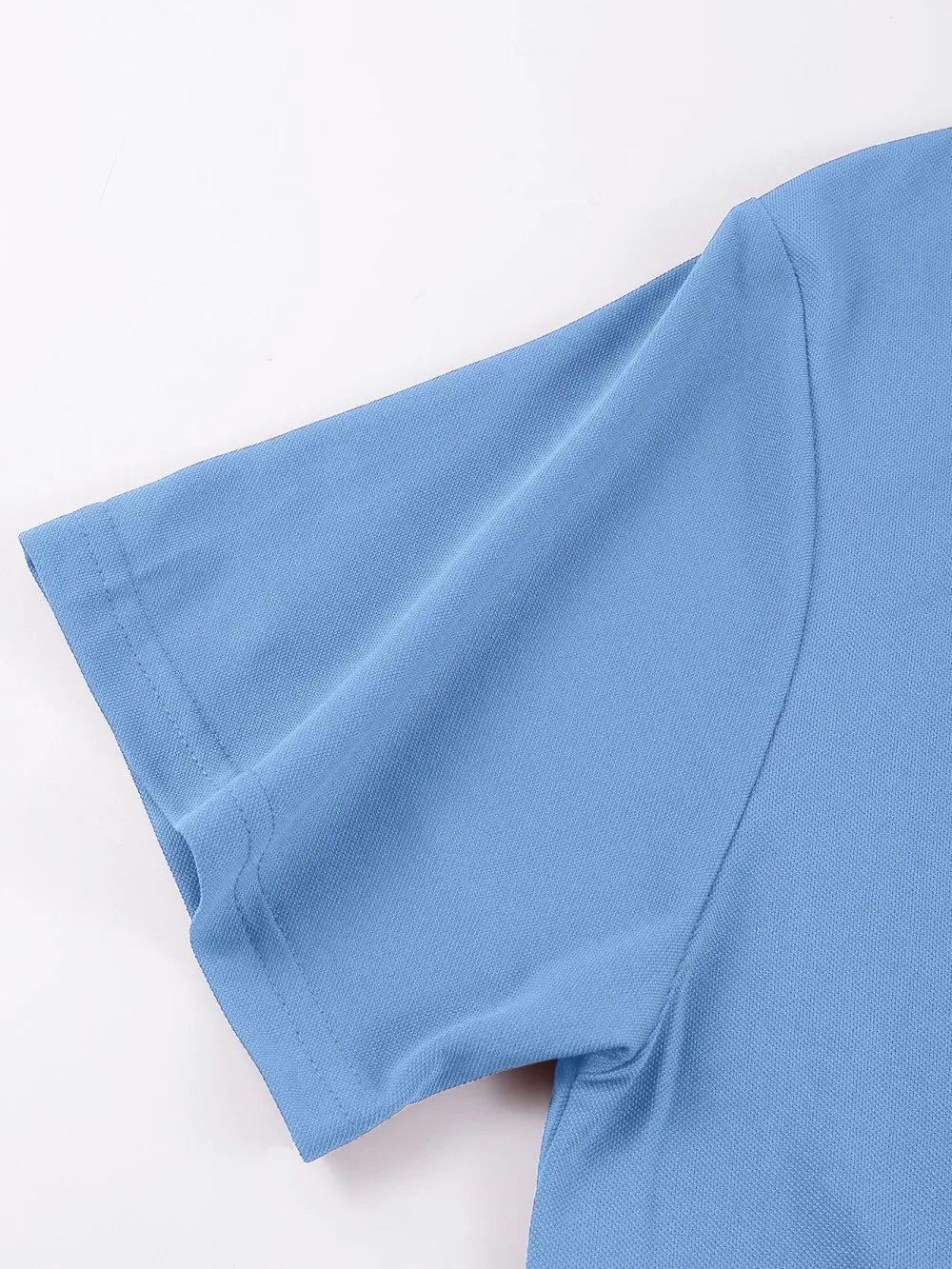 Women Solid Color Polo Shirt Summer Casual Cool Feeling Antibacterial Tops Breathable Short-sleeved Lapel Slim Fit 2025 Clothes - Matrix-studios.com