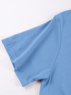 Women Solid Color Polo Shirt Summer Casual Cool Feeling Antibacterial Tops Breathable Short-sleeved Lapel Slim Fit 2025 Clothes - Matrix-studios.com