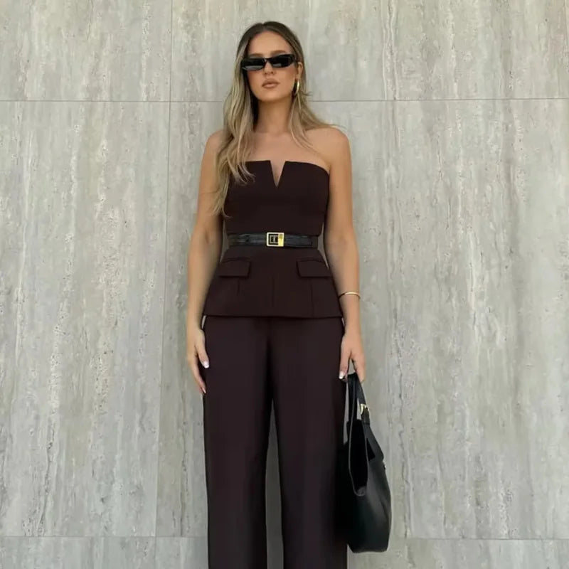HXAO Tops For Women Strapless Off White Crop Top Woman Summer Corset Tube Tops Sexys Backless Tank Top Sleeveless Solid Tops - Matrix-studios.com