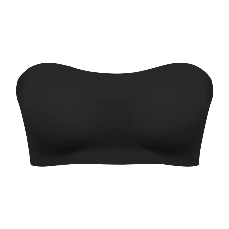 Women's Strapless Bra Sexy Hollow Backless Magic Bandage Seamless One-piece Underwear Wedding Invisible Slip-proof Brassiere - Matrix Studios