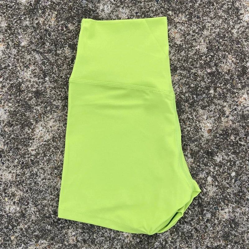 Sexy Solid Color Women Fitness Sport Short High Waist Athletic Yoga Short Leg Cycling Comprehensive Training Jogging Squat Proof - Matrix Studios