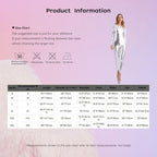 Womens Metallic Shiny Bodysuit Clubwear Long Sleeve Slim Fit Full Body Jumpsuit Nightclub Rave Party Musci Festival Costumes - Matrix Studios