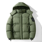 New Winter Men's Hooded Collar Down Coats Outerwear High Quality Overcoat Fashion Windproof Parkas Male Casual Warm Down Jackets - Matrix Studios