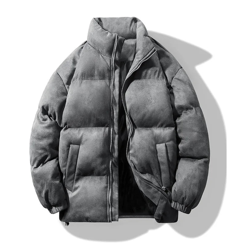 New Winter Men Fashion Stand Collar Casual Down Jackets Winter Coats Quality Male Thicker Warm Parkas Couple Loose Coats 3XL - Matrix Studios