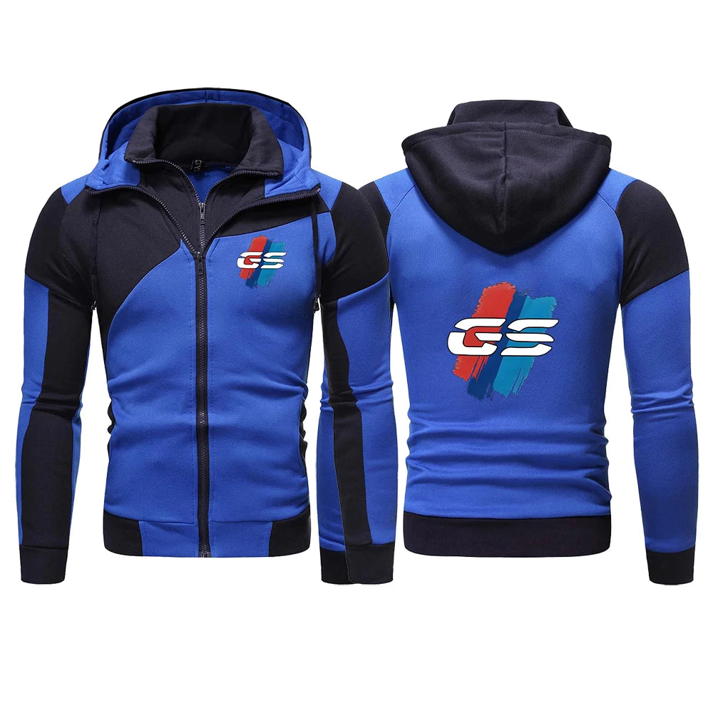 GS Adventure Motorcycle 2025 Spring Autumn Men's Fashion Long Sleeve Slim fit Sportswear Comfortable Hoodie Pants Suits - Matrix Studios