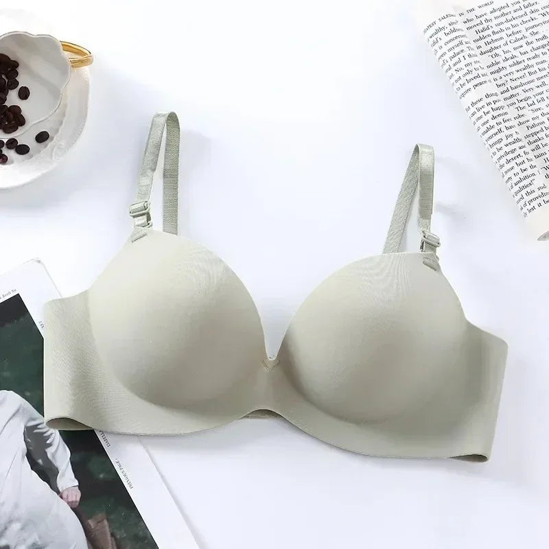 Women Seamless Bra Sexy Push Up Bralette No Wire Girls Students Breathable Lingerie Fashion 3/4 Cup Wireless Female Lingerie - Matrix Studios