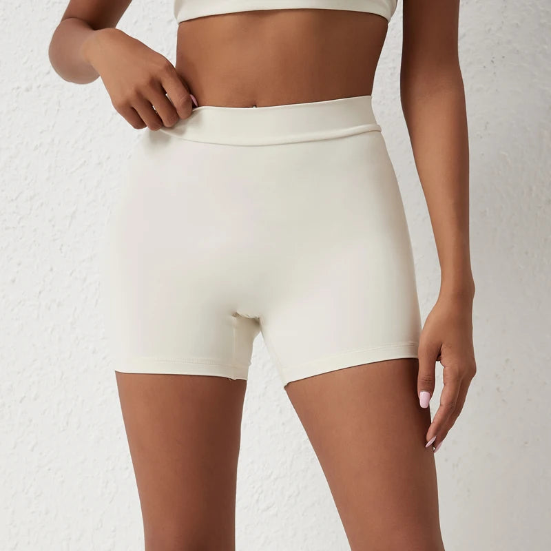 DIAS FIT JOY V-Back Shorts High Waisted Hip Lifting Yoga Shorts Women's Nylon Tight Fitting Shorts Training Sports Fitness Pants - Matrix Studios